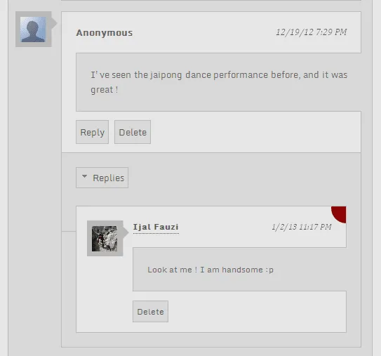 Threaded comments feature in Freeclassical Blogger Template