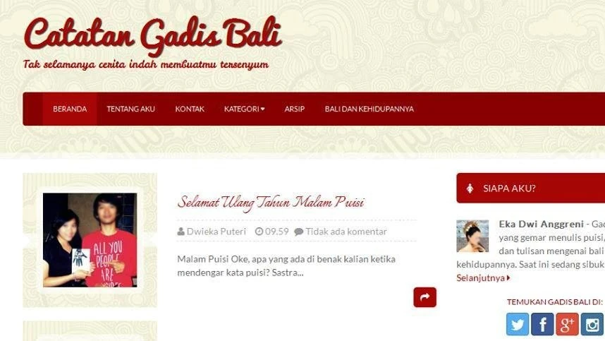 Catatan Gadis Bali Featured Image